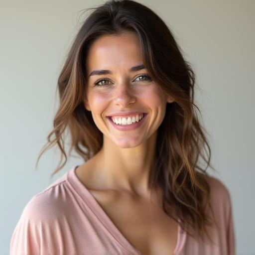 Retrato de Lucía Vega, instructora de yoga y pilates.